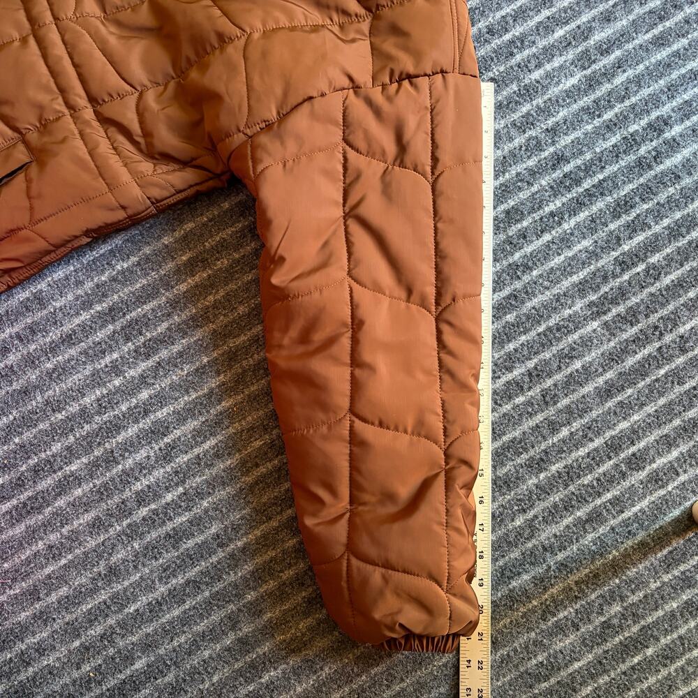 Amazon Essentials Women's Oversized Quilted Coat Size Large Brown NWT - Picture 8 of 8